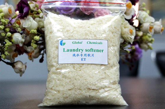 Hydrophilic , Pale Yellow Laundry Softener Flakes ET Cloth Use