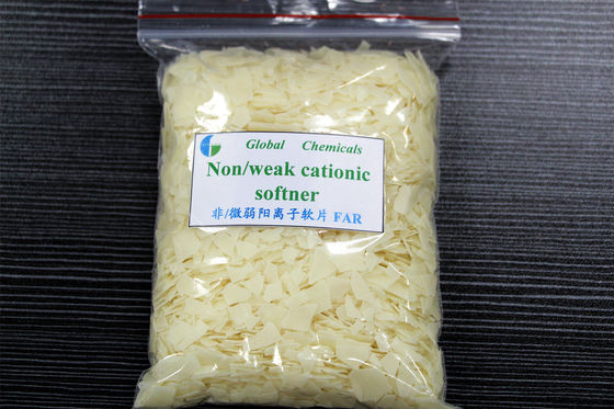 薄いカチオニック/ノンニオン軟化剤のフラーク 色の色や白さの高い要求のために