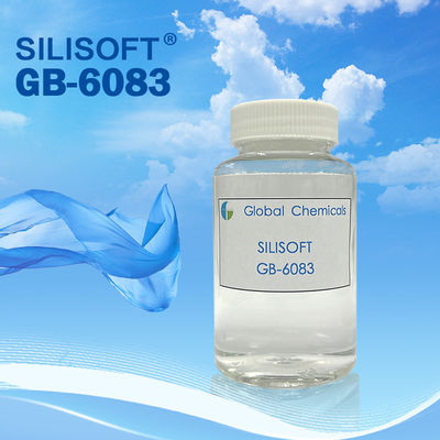 低い粘着性のシリコーンの軟化剤GB-6083の低い黄色になり終える織物