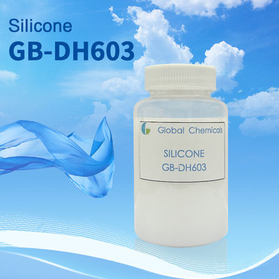 シリコン軟化剤エムルション GB-DH603 コットン用 レーオン モダルの混合布 主に優れた滑りやすい柔らかいハンドルを達成するために編み
