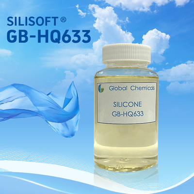 低黄変ブロックソフトシリコン SILISOFT GB-HQ633 化学繊維織物用、超ソフト効果