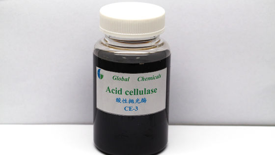 茶色の液体繊維酵素 酸性セルラーゼ 繊維化学薬品の酵素CE-3