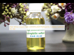 淡い黄色の液体 高濃度水素性カチオン軟化剤 PE-100