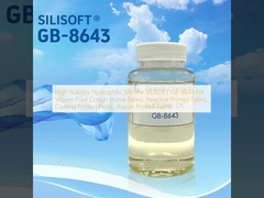 高安定性 水素性シリコン SILISOFT GB-8643 純綿織物用 家用布,反応性印刷布,コーティング印刷布,レイオン印刷布