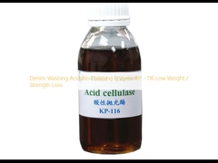 デニム 洗浄 酸 バイオ ポーリング 酵素 KP - 116 低重量 / 強度 減少